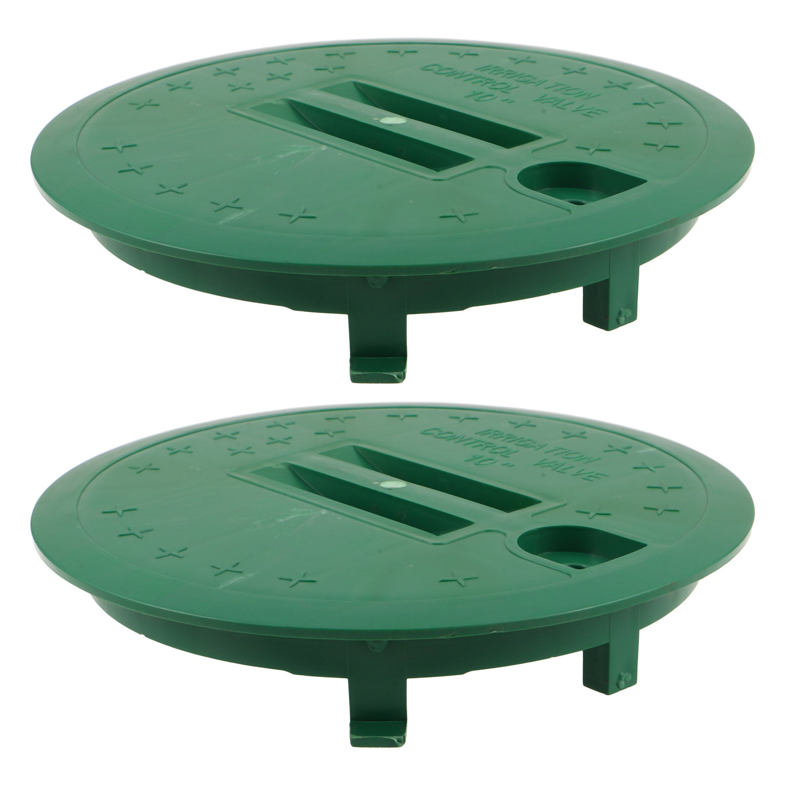 Farming System & Sustainable Agriculture - 2Pcs Round Plastic Irrigation Valve Box
