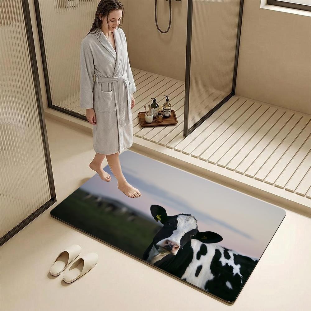Abstract Cow Animal KWaii Floo - đánh giá và giá Cow Mat Rubber