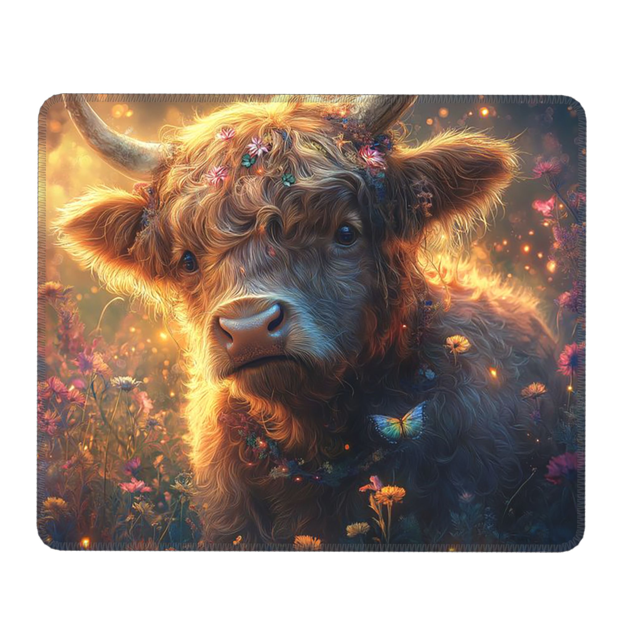 Highland Cow In Magical Forest - đánh giá và giá Cow Mat Rubber