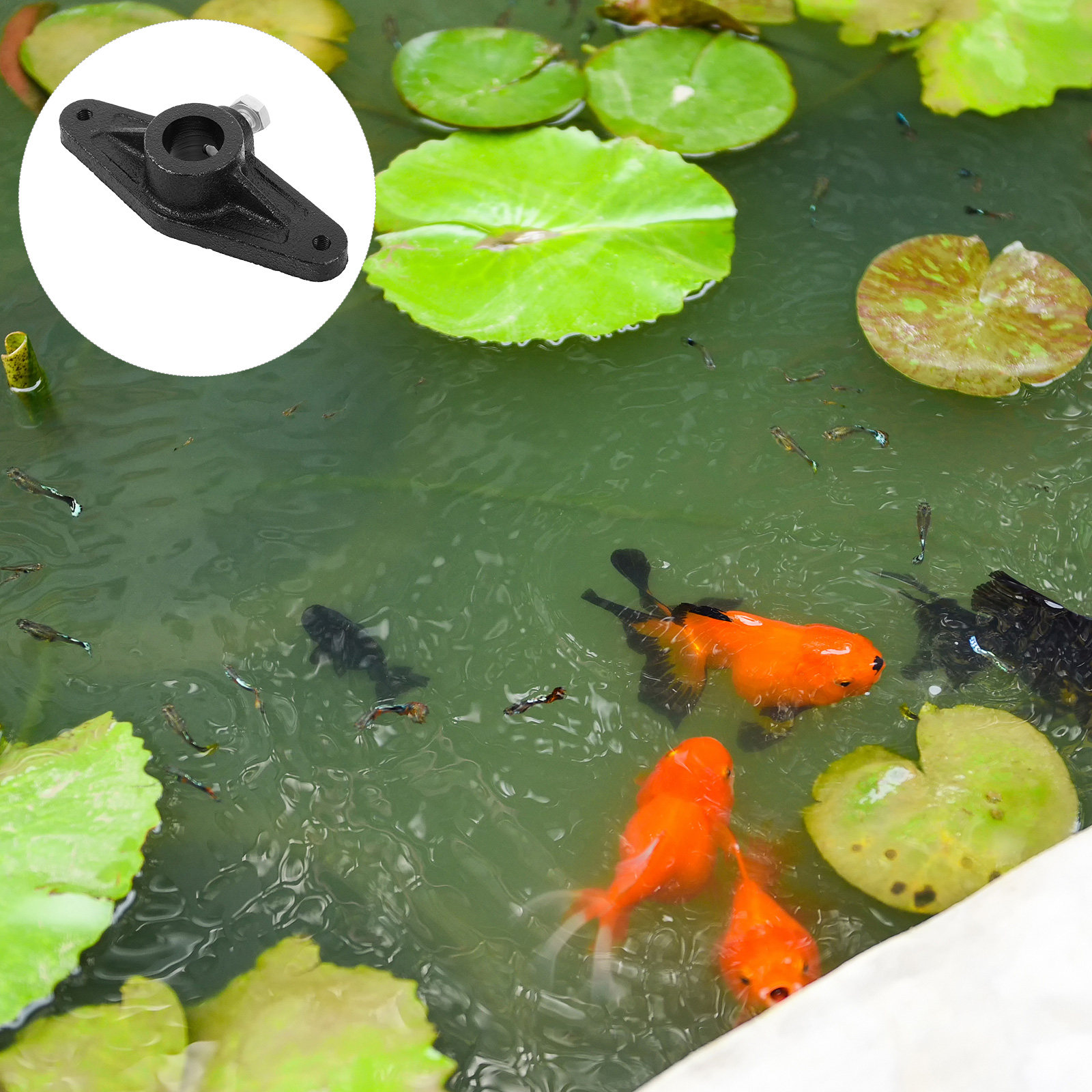 Fish Wheel Crank Handle Black  - đánh giá và giá Fish Pond Aerator