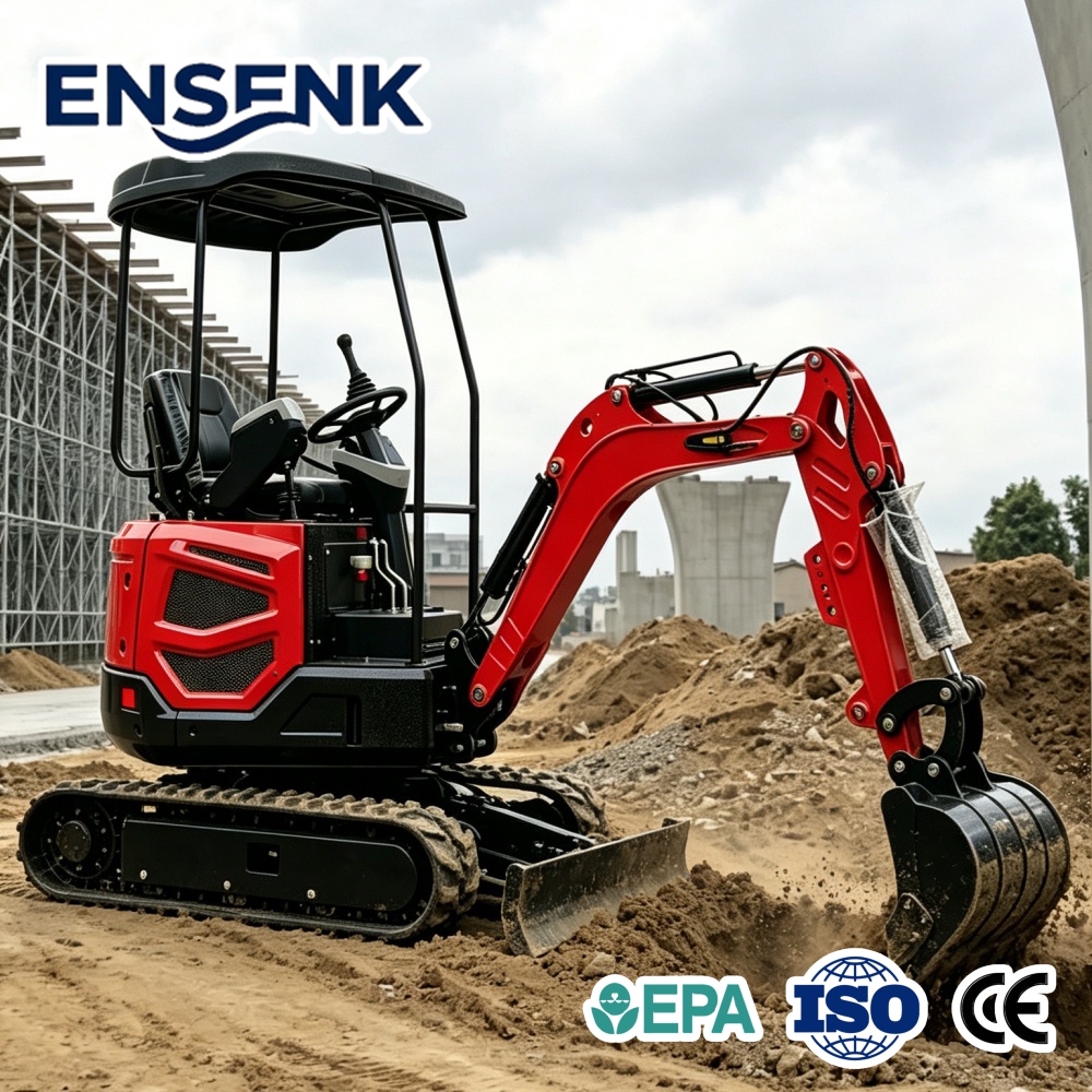 Diesel Mini Excavator 1.7Ton W - đánh giá và giá Agriculture Farming Tool