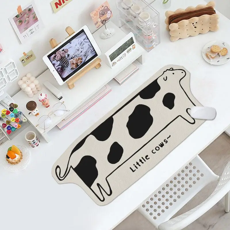 Kawaii Cat Gamer Desk Mat Leat - đánh giá và giá Cow Mat Rubber