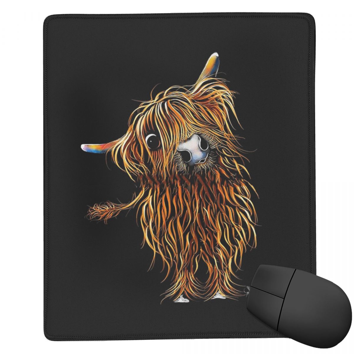 Highland Cow Print 7x9 in 22x1 - đánh giá và giá Cow Mat Rubber